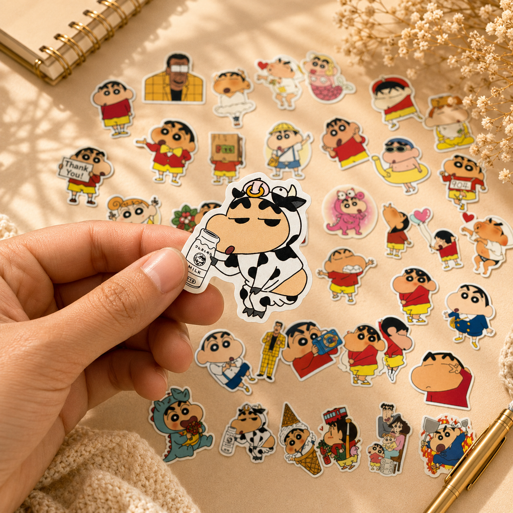 Shinchan Theme Sticker Pack