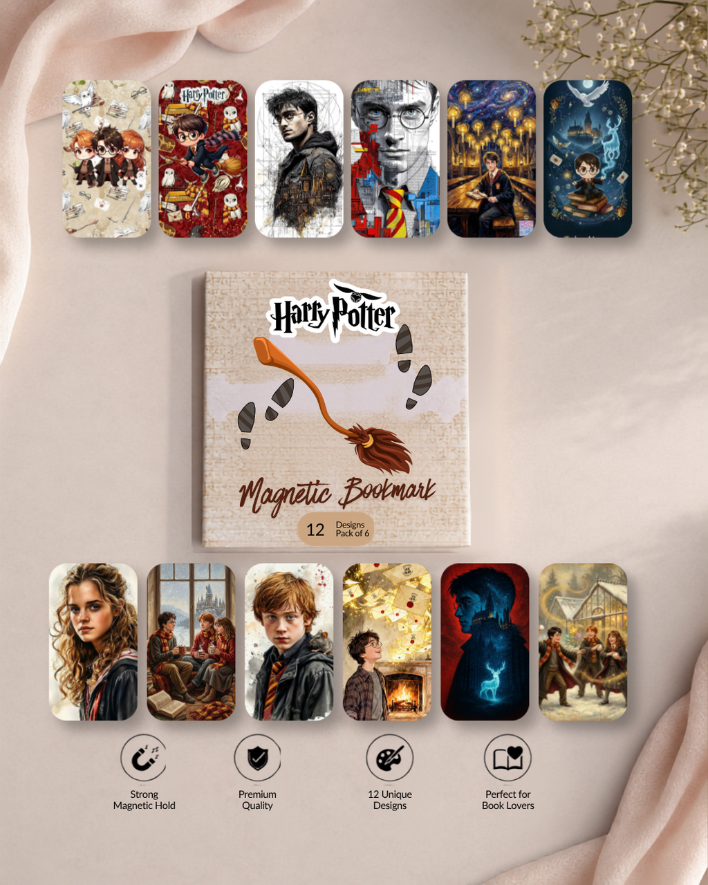 Harry Potter Magnetic Bookmark