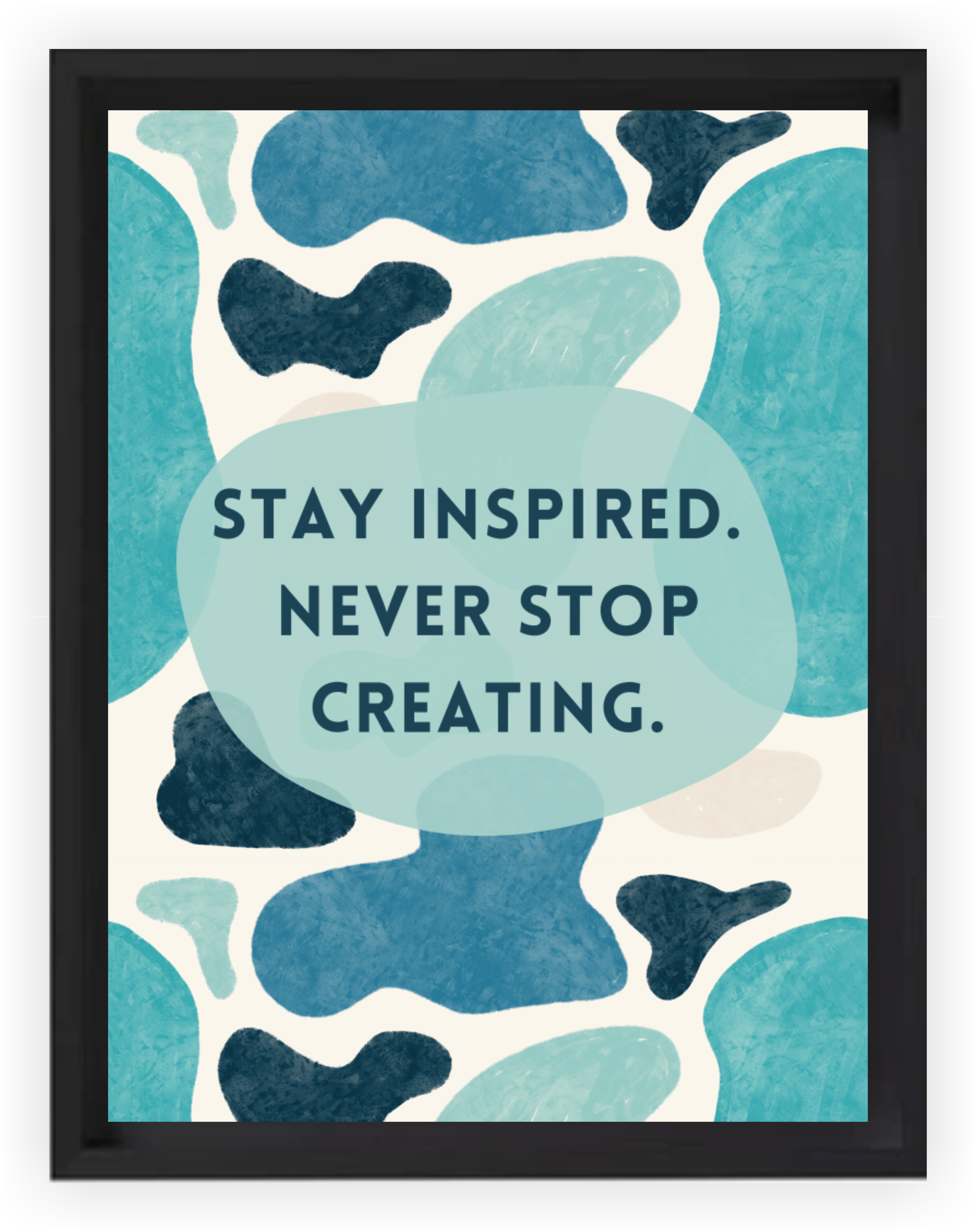 Never Stop Creating