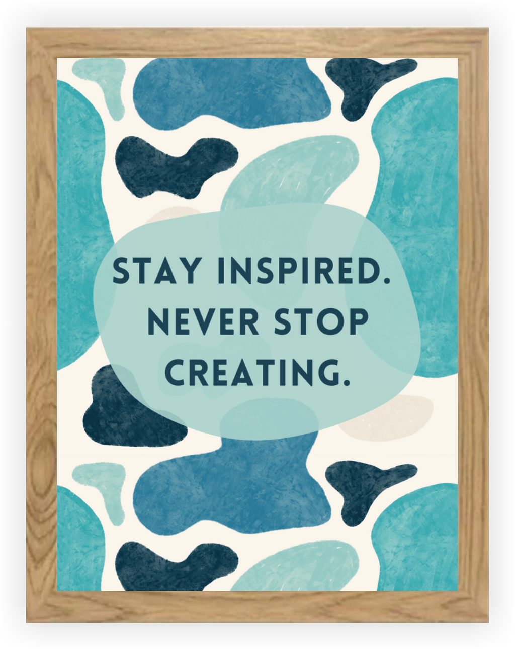 Never Stop Creating