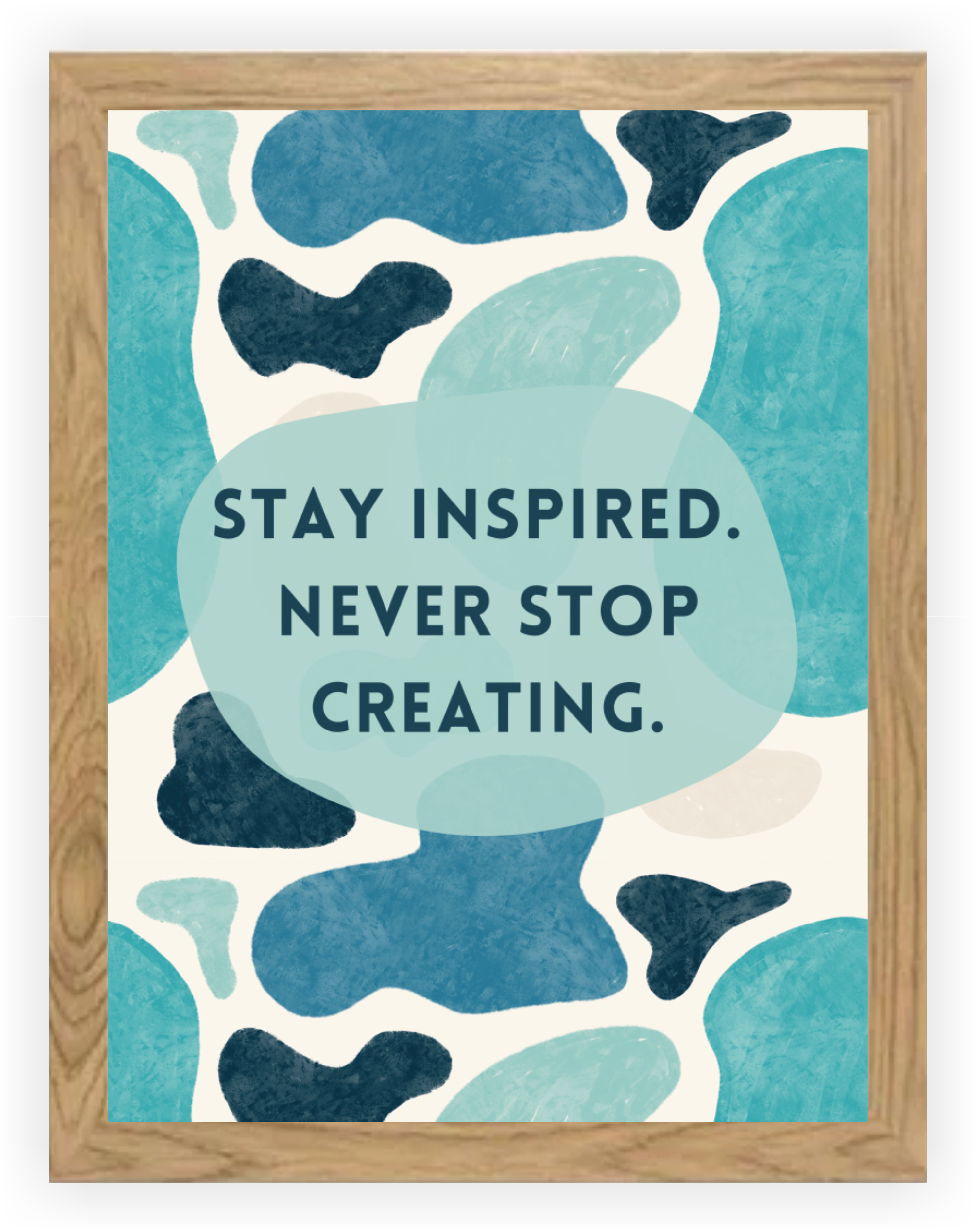 Never Stop Creating
