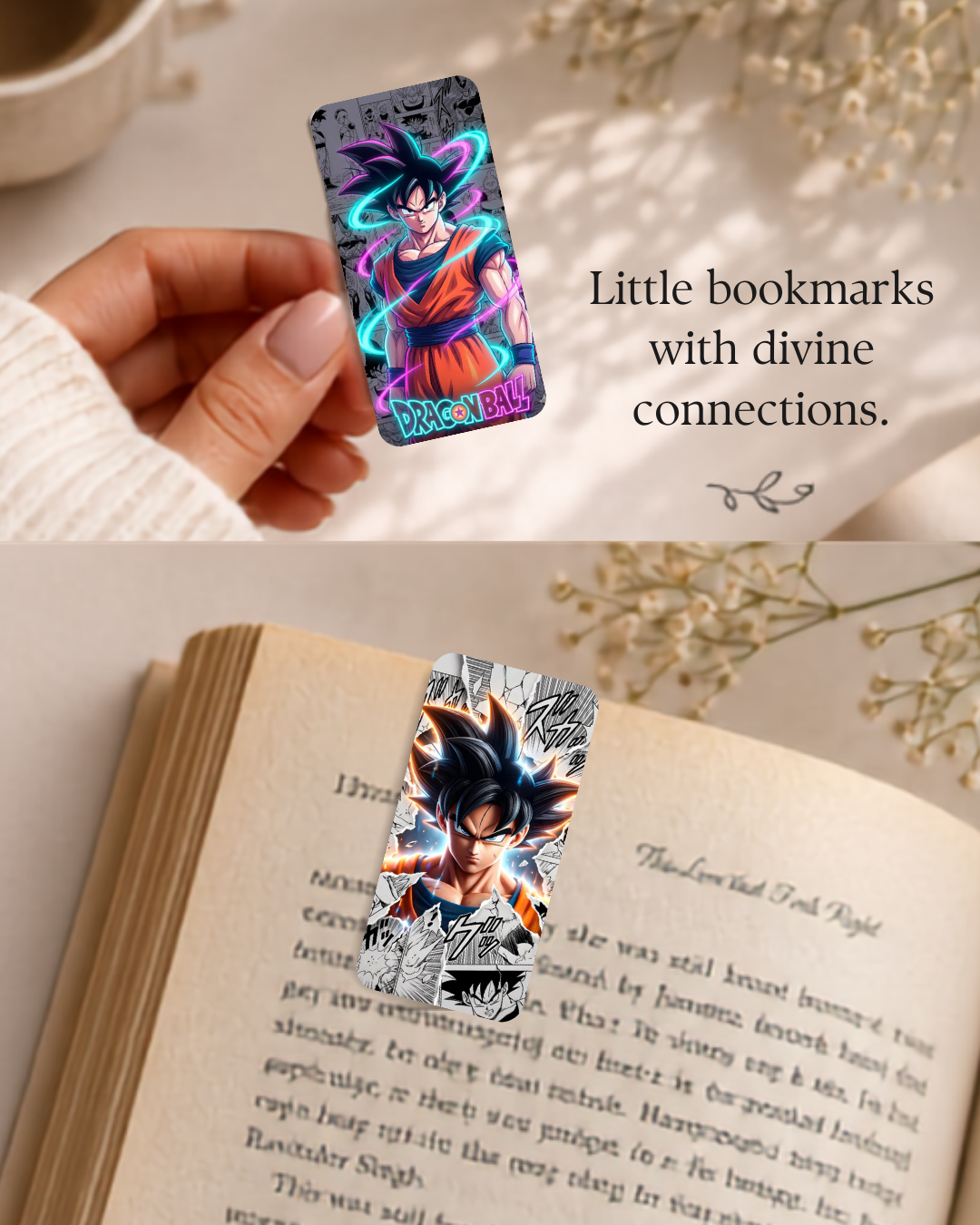 Anime Magnetic Bookmark – Pack of 6 (12 Designs)