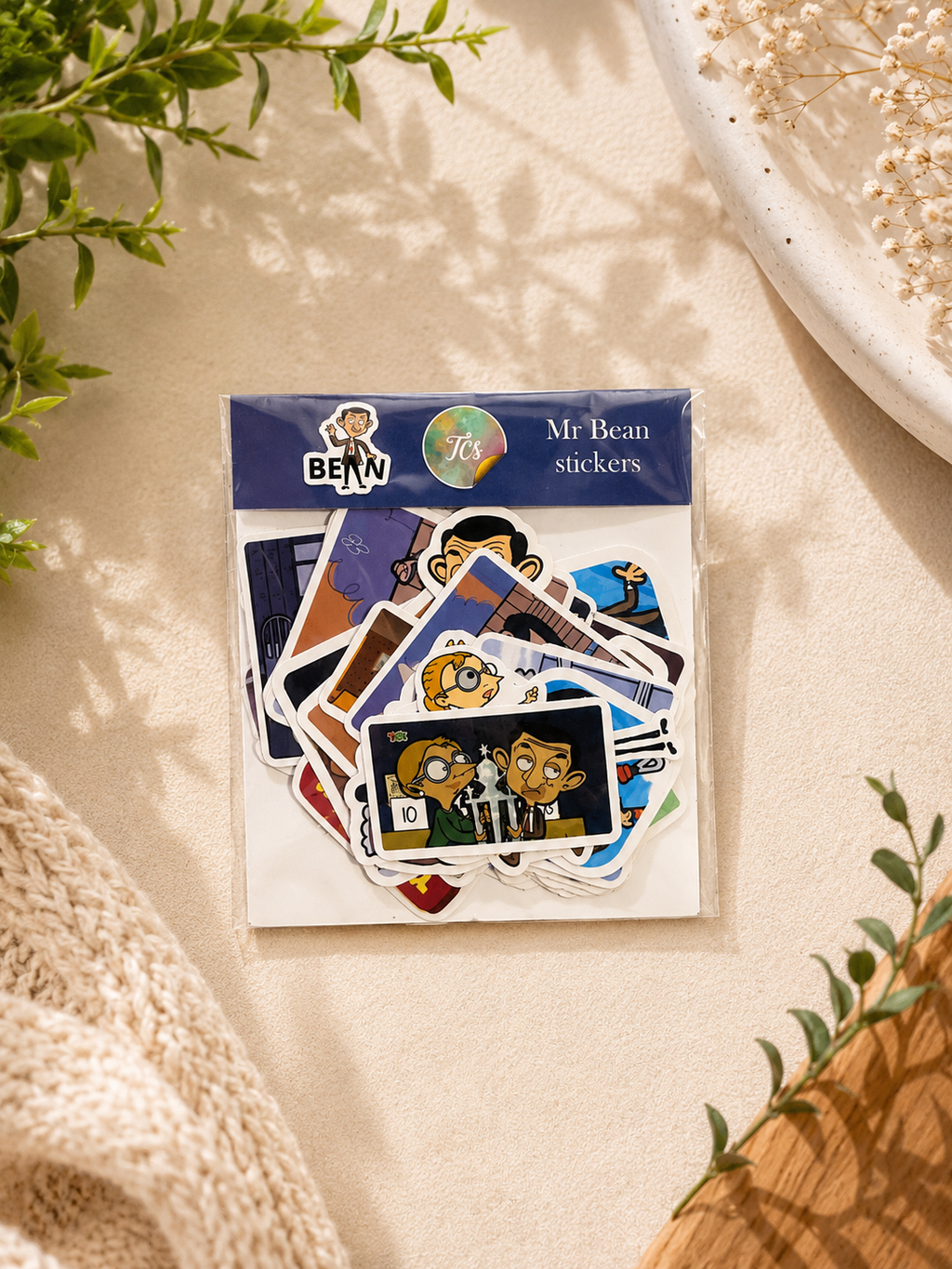 Mr. Bean Theme Sticker Pack