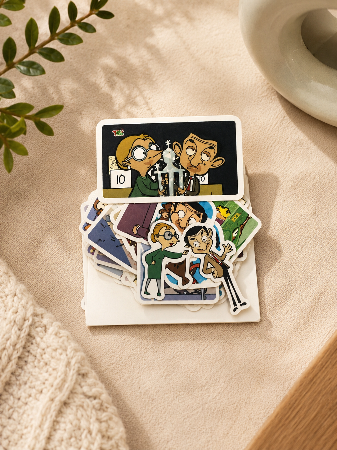Mr. Bean Theme Sticker Pack