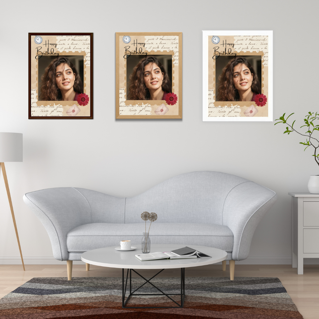 customize birthday frame variant 1