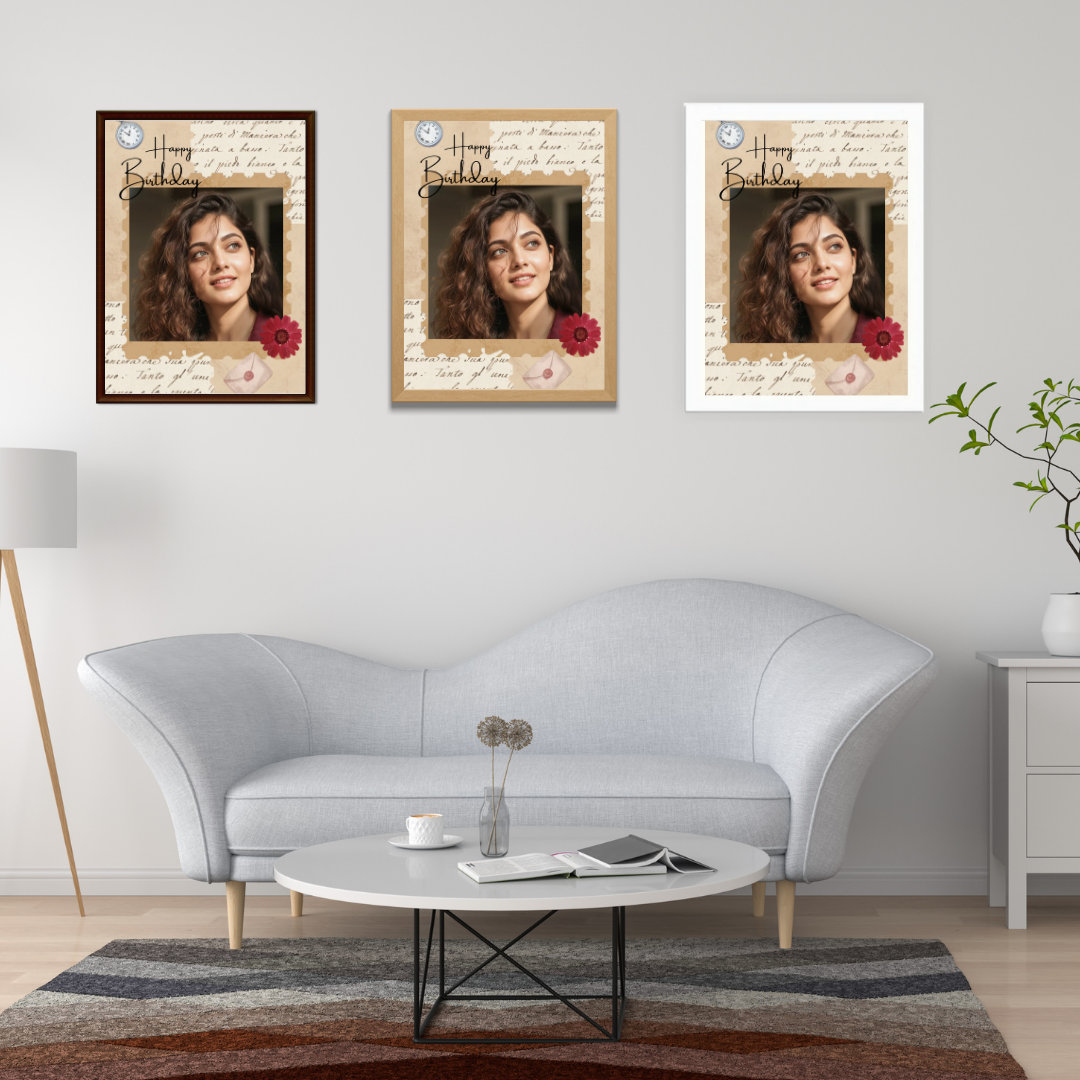 customize birthday frame variant 1
