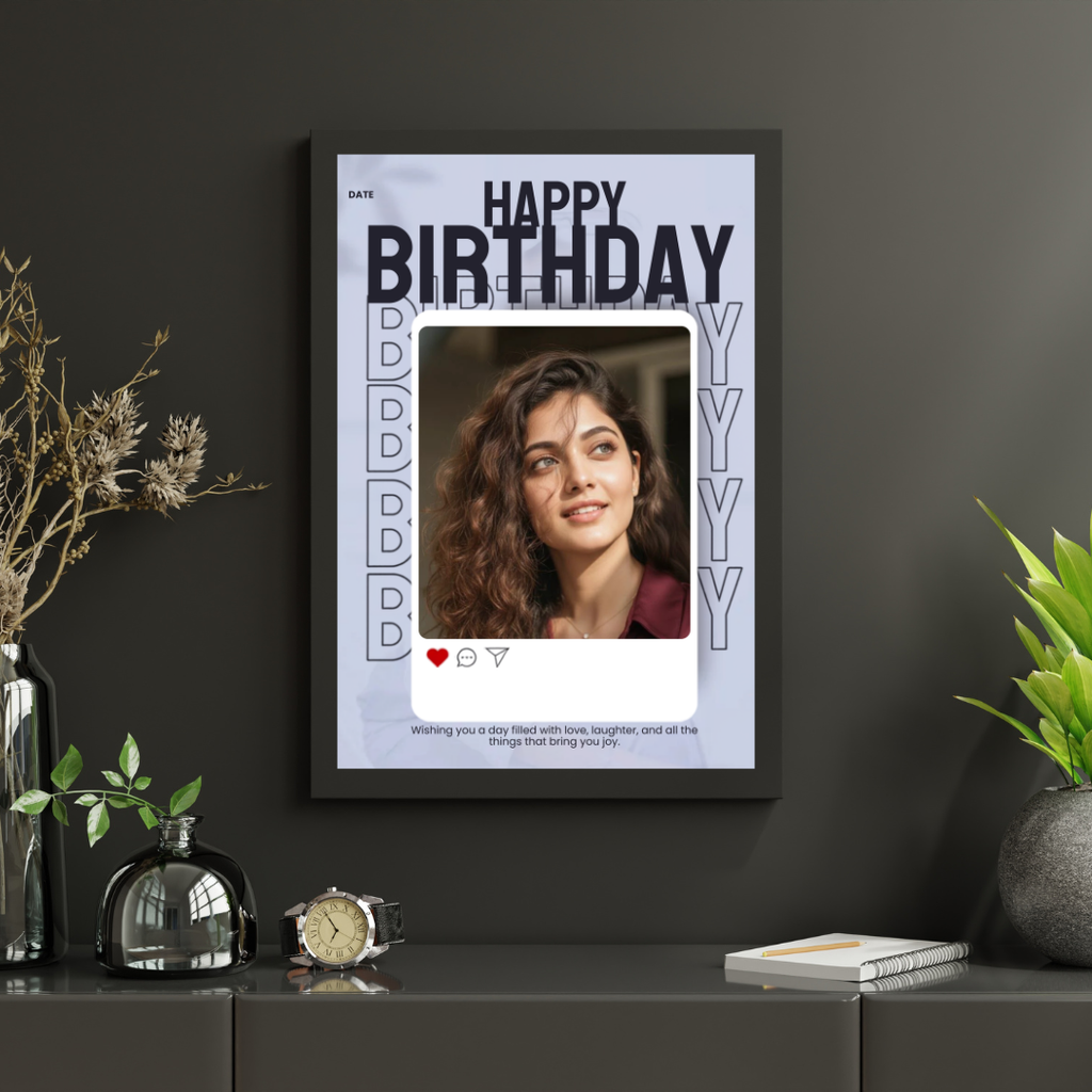 customize birthday frame variant 2