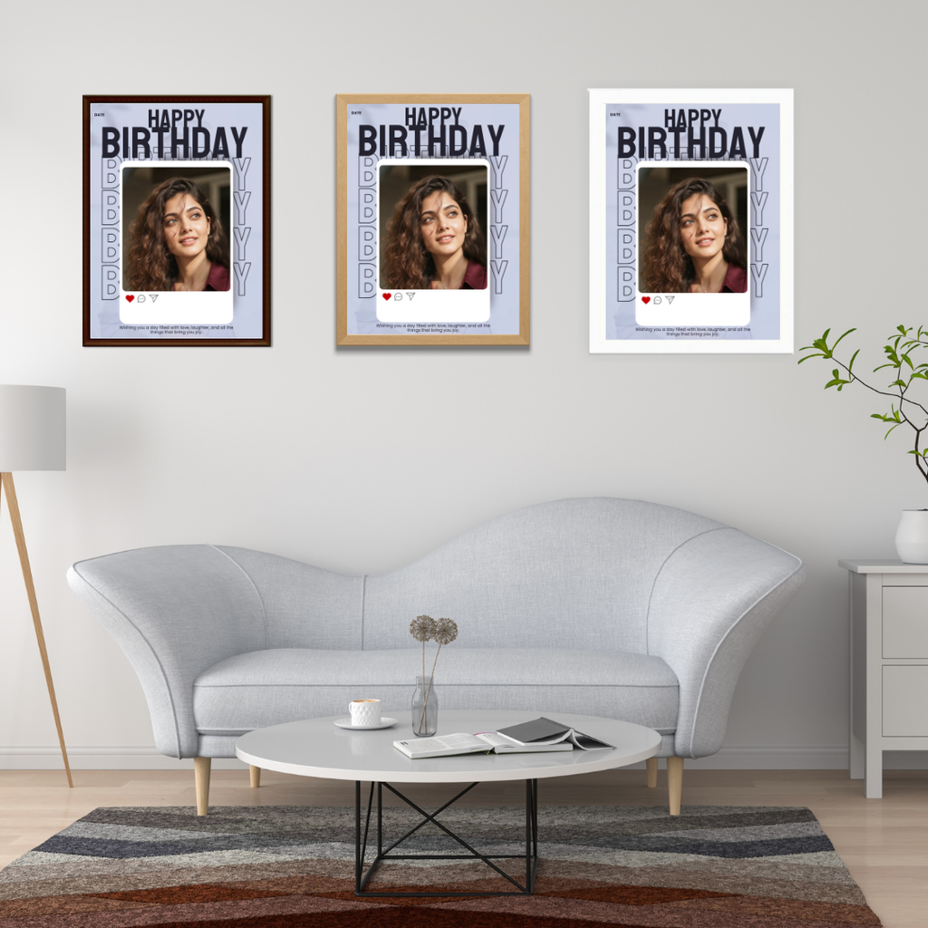 customize birthday frame variant 2