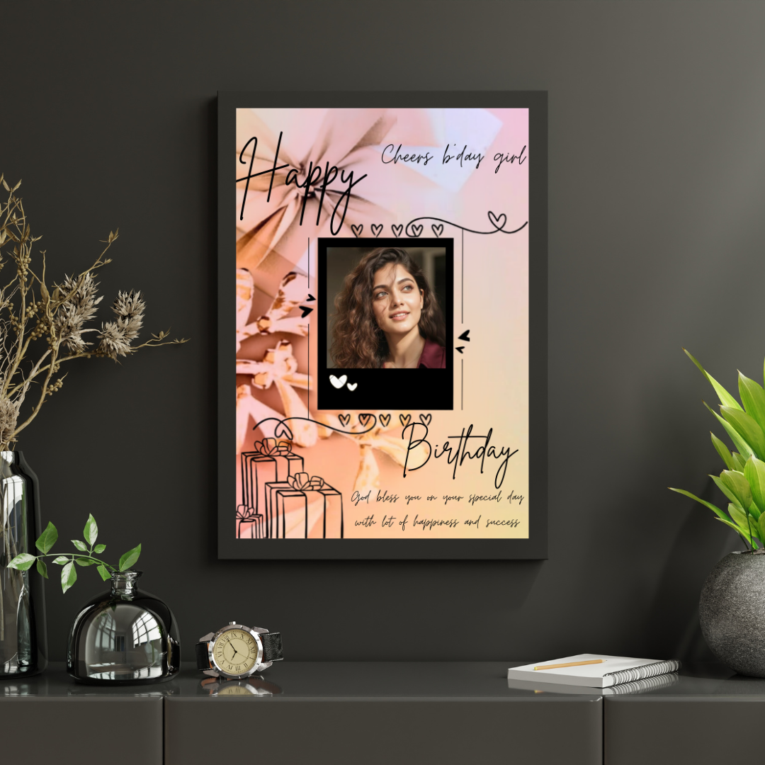 customize birthday frame variant 3