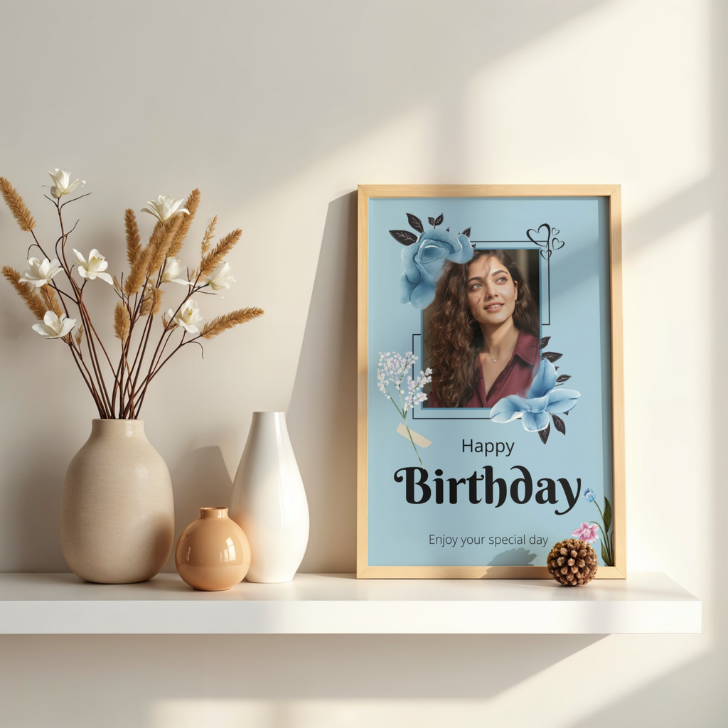 customize birthday frame variant 4