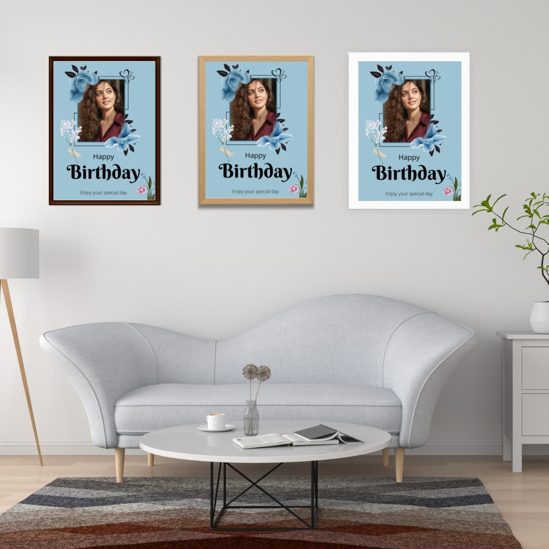 customize birthday frame variant 4