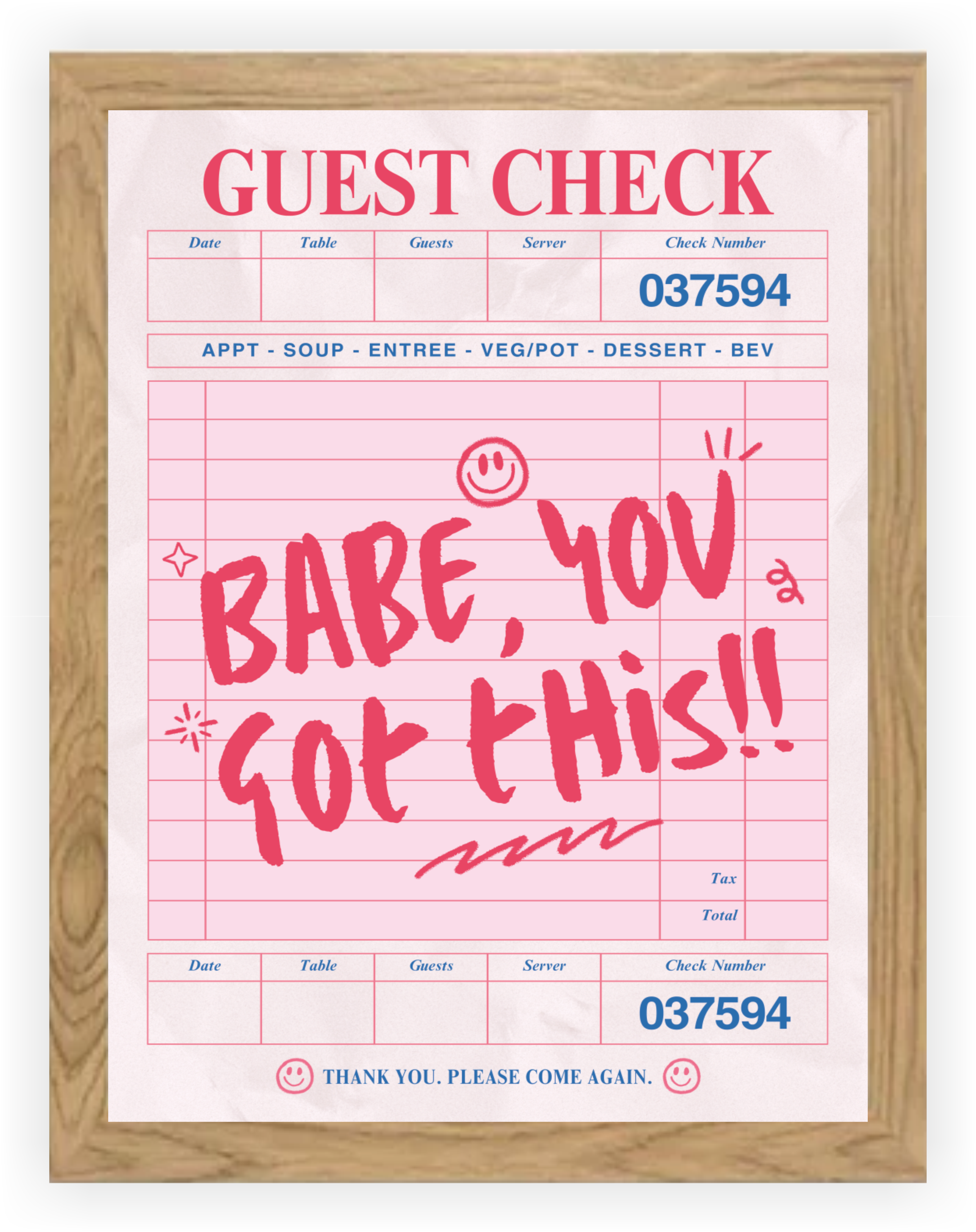 Babe you got this