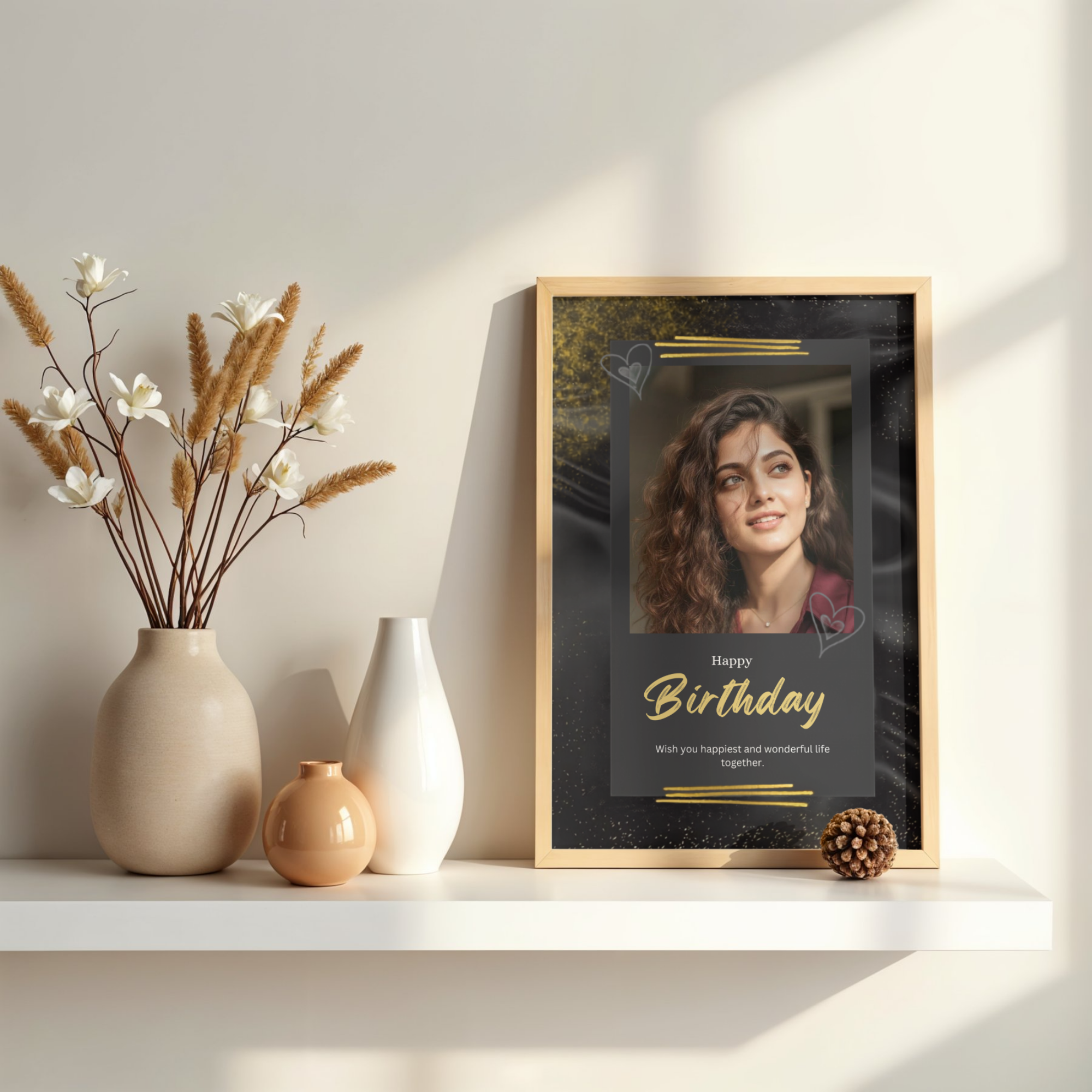 customize birthday frame variant 8