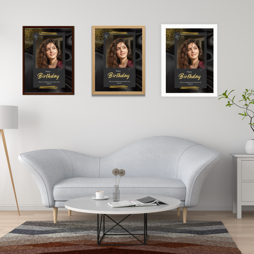 customize birthday frame variant 8
