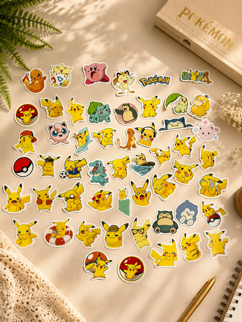 Pokemon Theme Sticker Pack