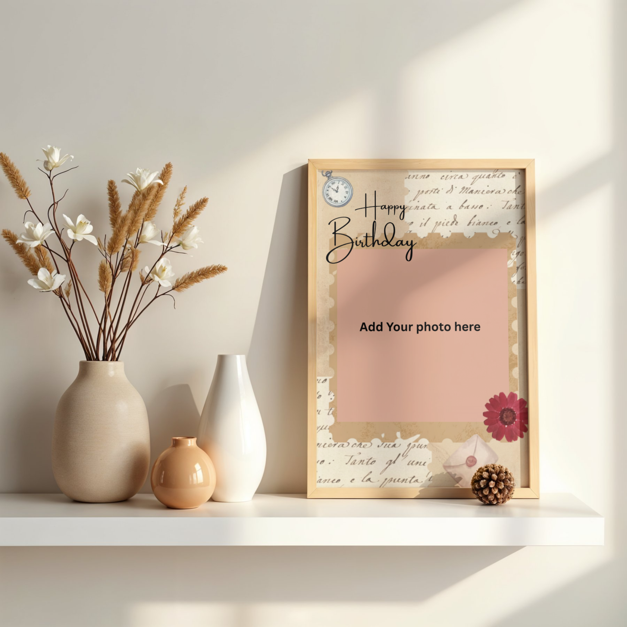 customize birthday frame variant 1