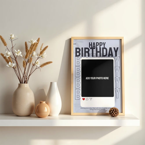 customize birthday frame variant 2