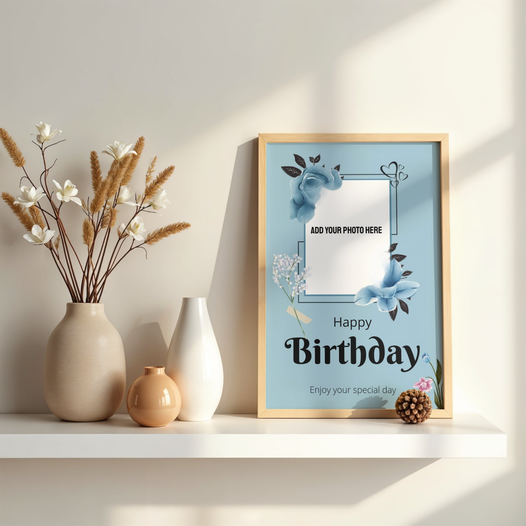 customize birthday frame variant 4