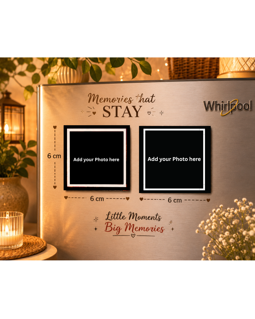 Frame Fridge Magnets (Pack Of 2 )
