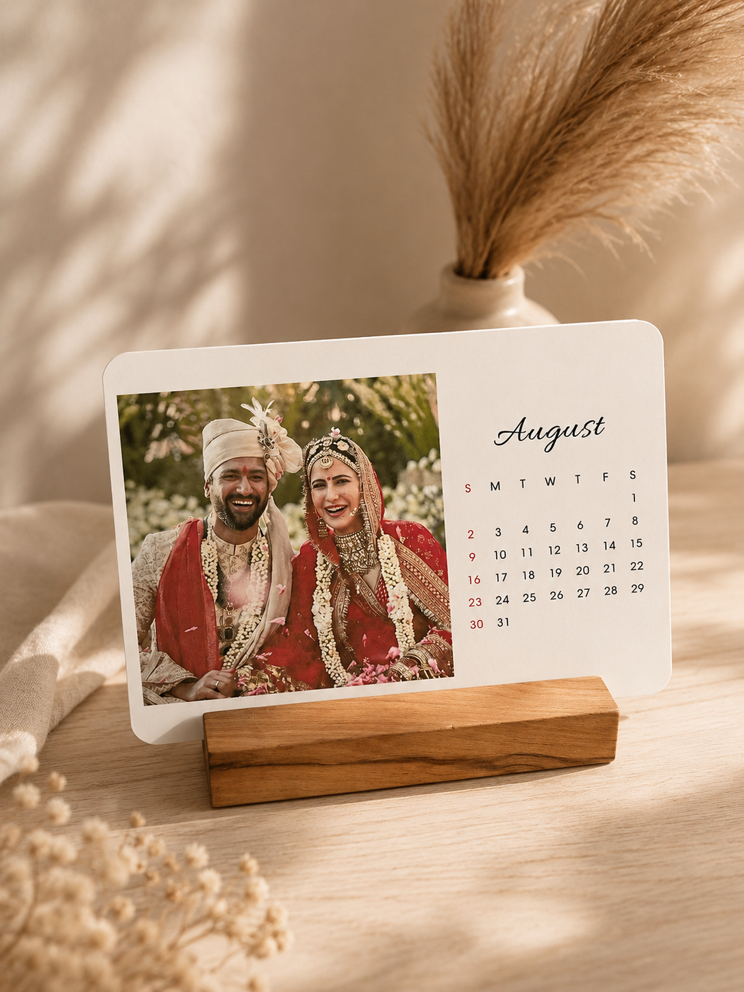 Personalized Desk Calendar 2026