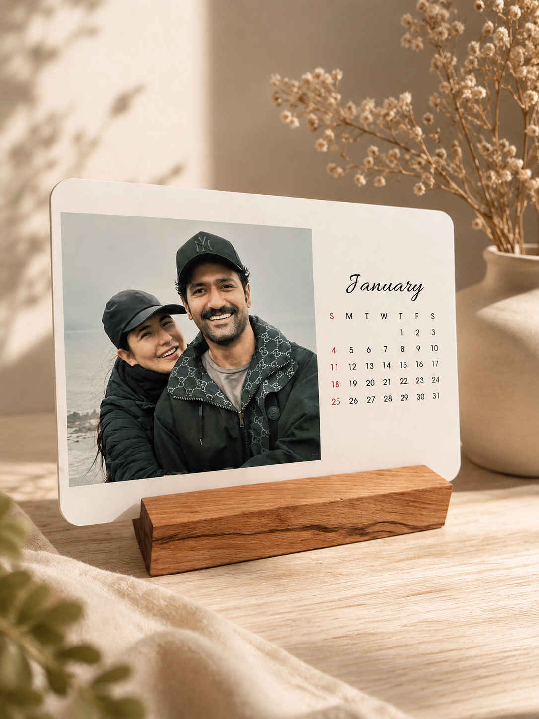 Personalized Desk Calendar 2026