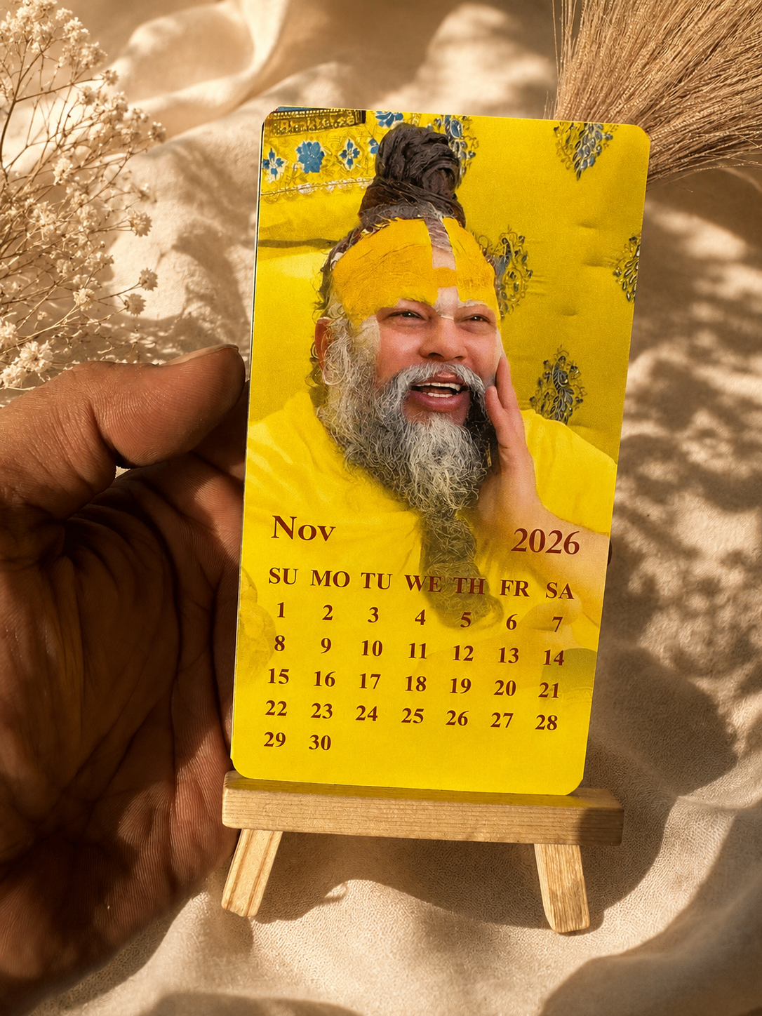 Premanand ji Variant -02 Mini Desk Calendar 2026