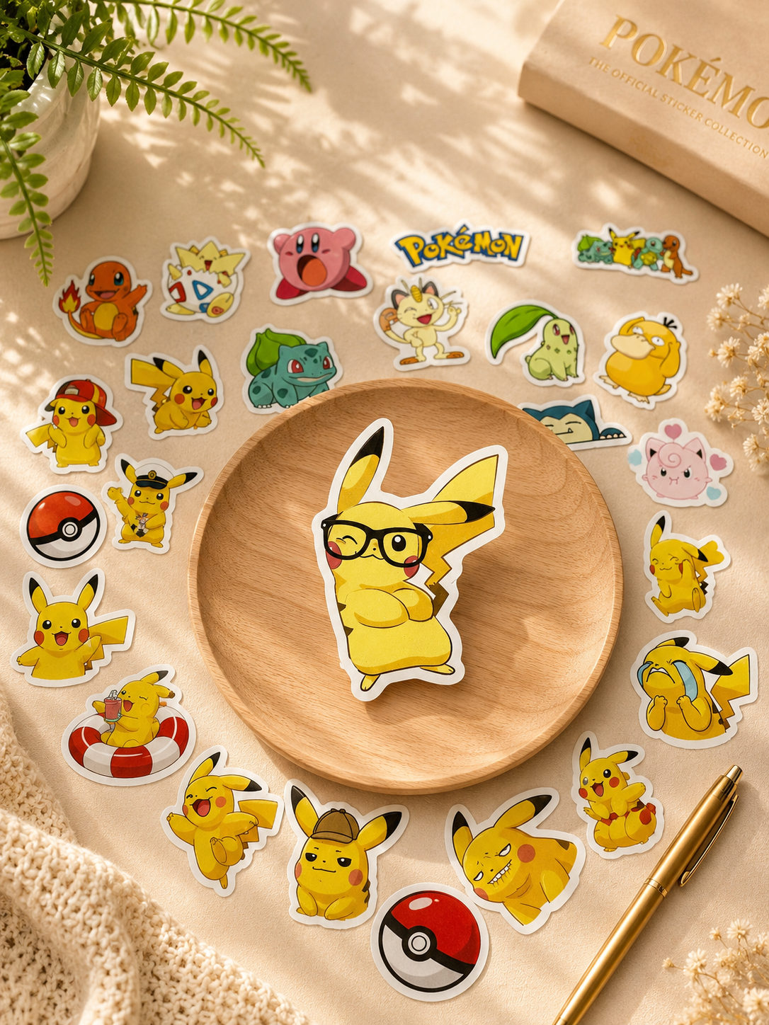 Pokemon Theme Sticker Pack