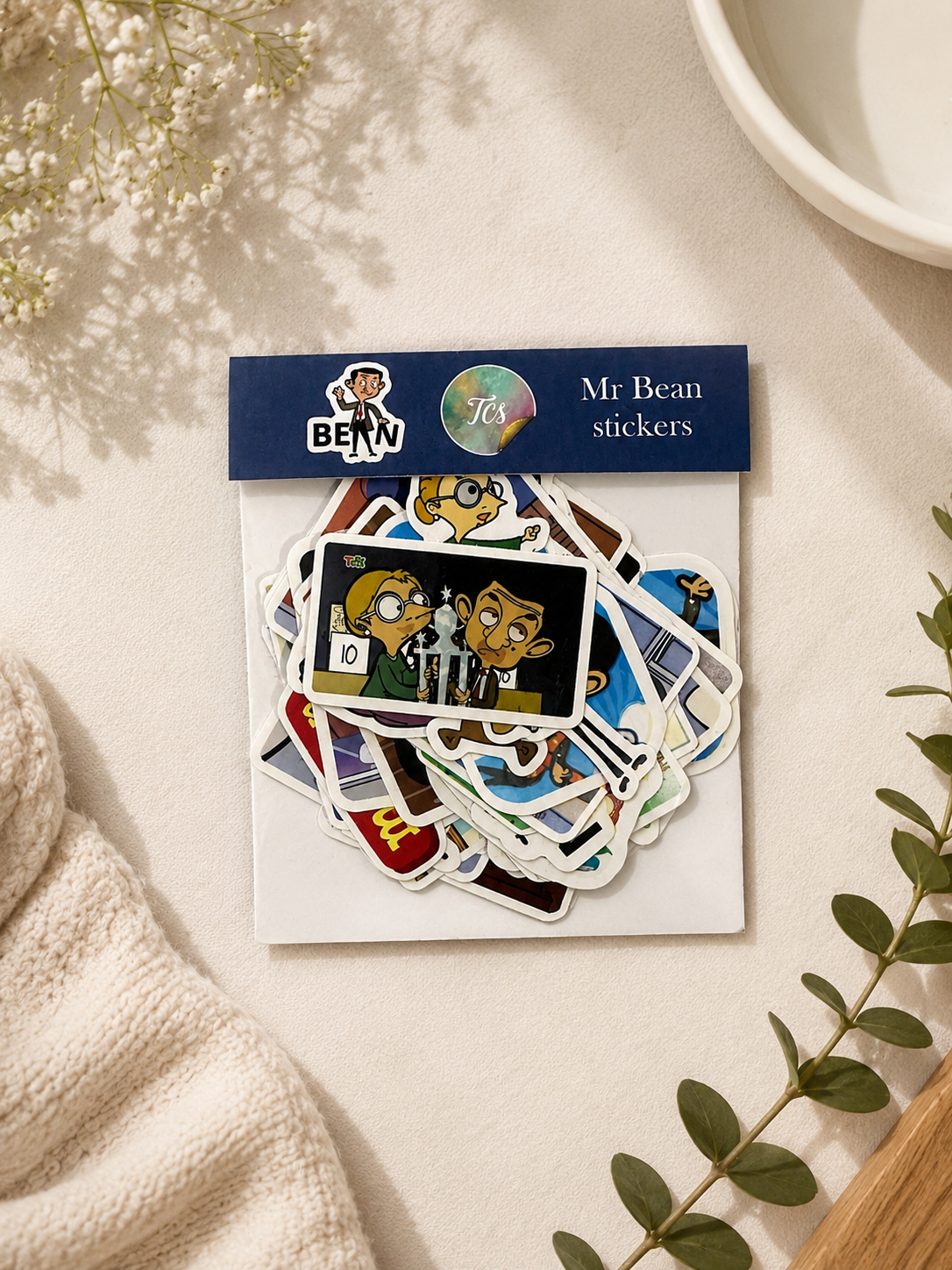 Mr. Bean Theme Sticker Pack
