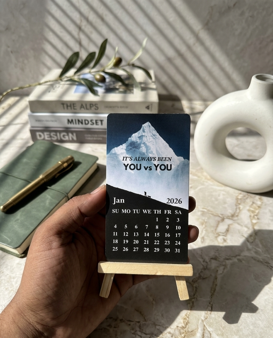 Motivational Quotes Mini Desk Calendar 2026
