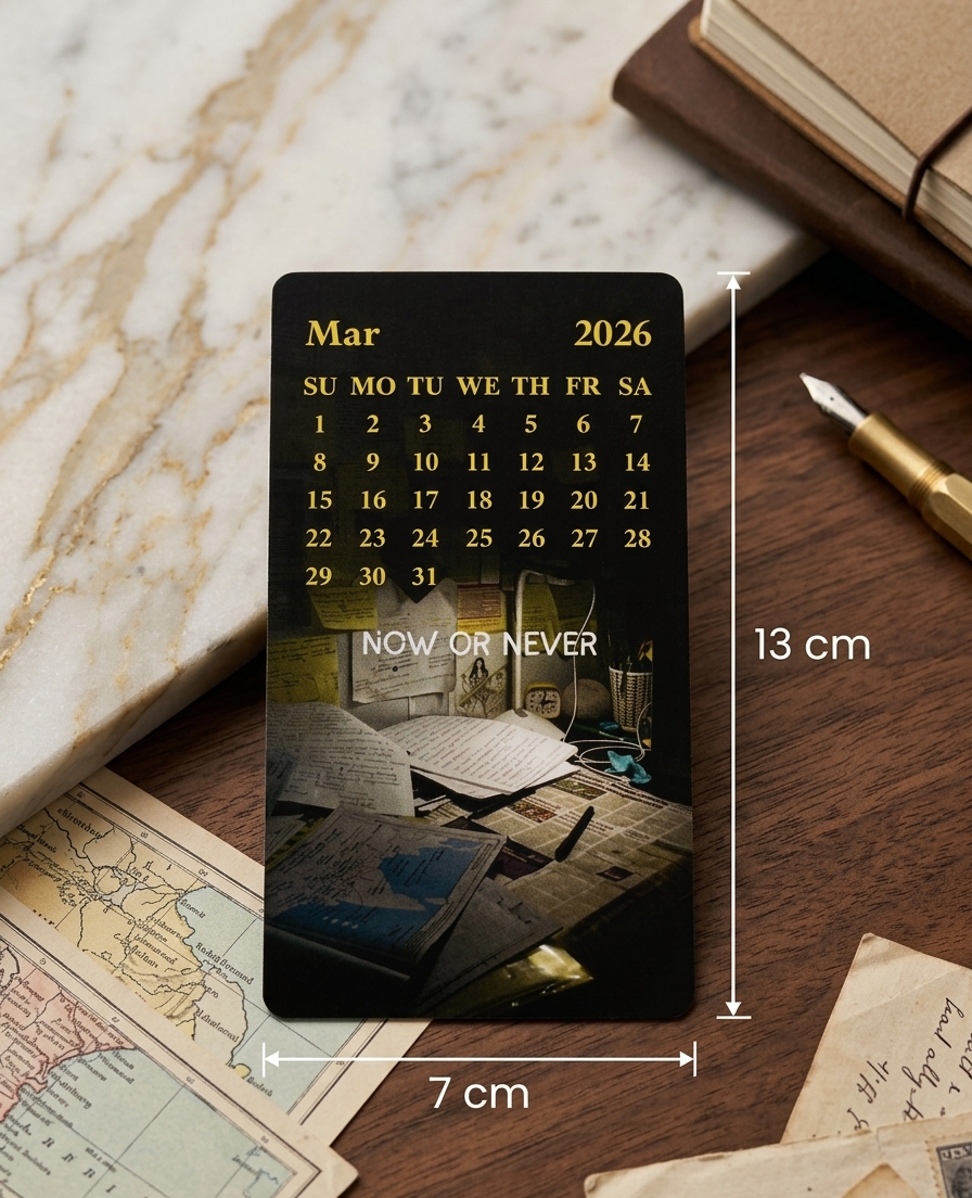 Motivational Quotes Mini Desk Calendar 2026