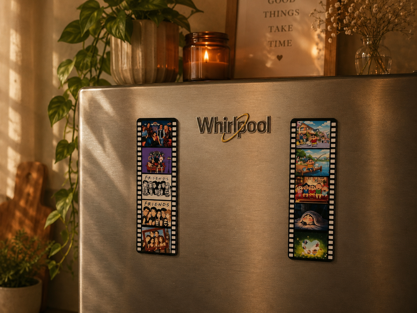 Film Stripe  Fridge Magnets (Pack Of 2 )