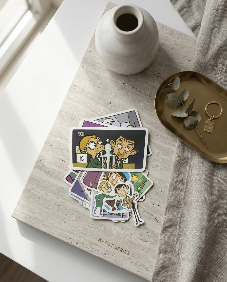 Mr. Bean Theme Sticker Pack