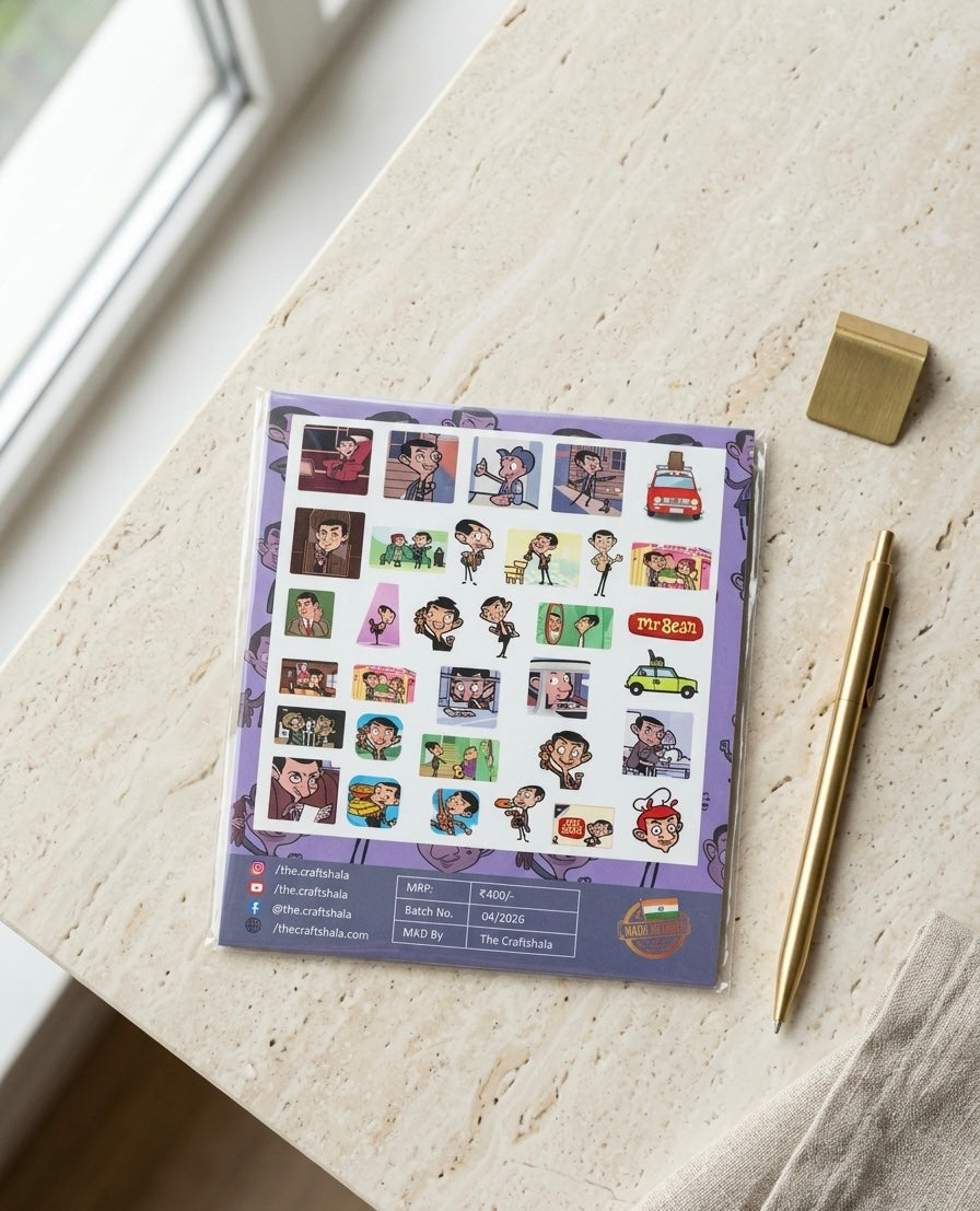 Mr. Bean Theme Sticker Pack