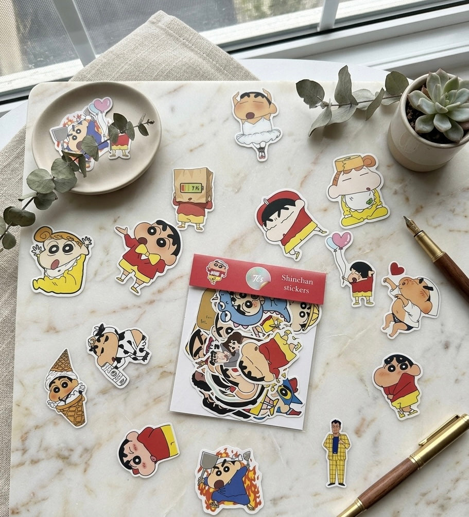 Shinchan Theme Sticker Pack