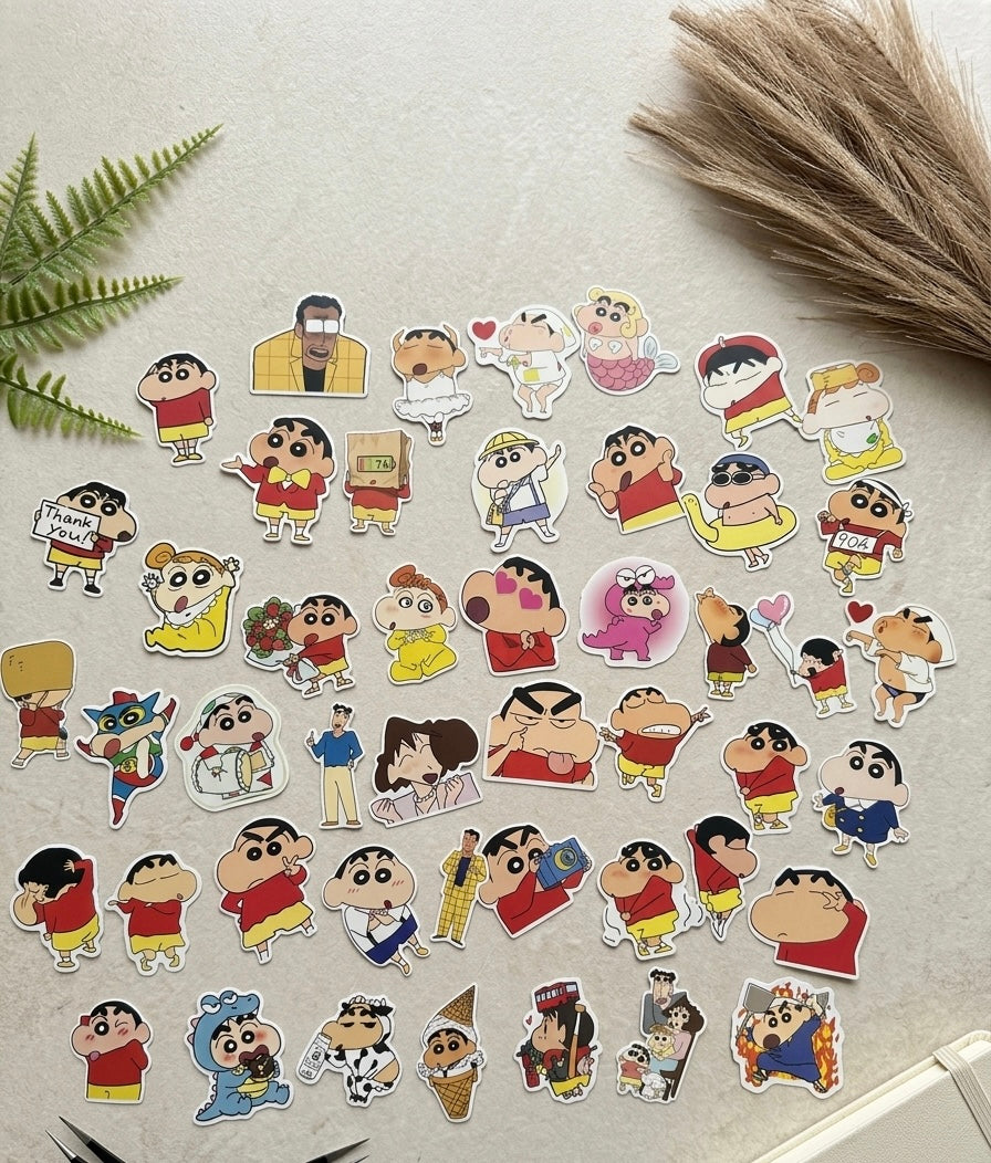 Shinchan Theme Sticker Pack
