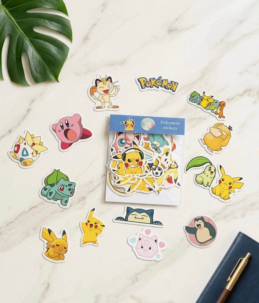 Pokemon Theme Sticker Pack