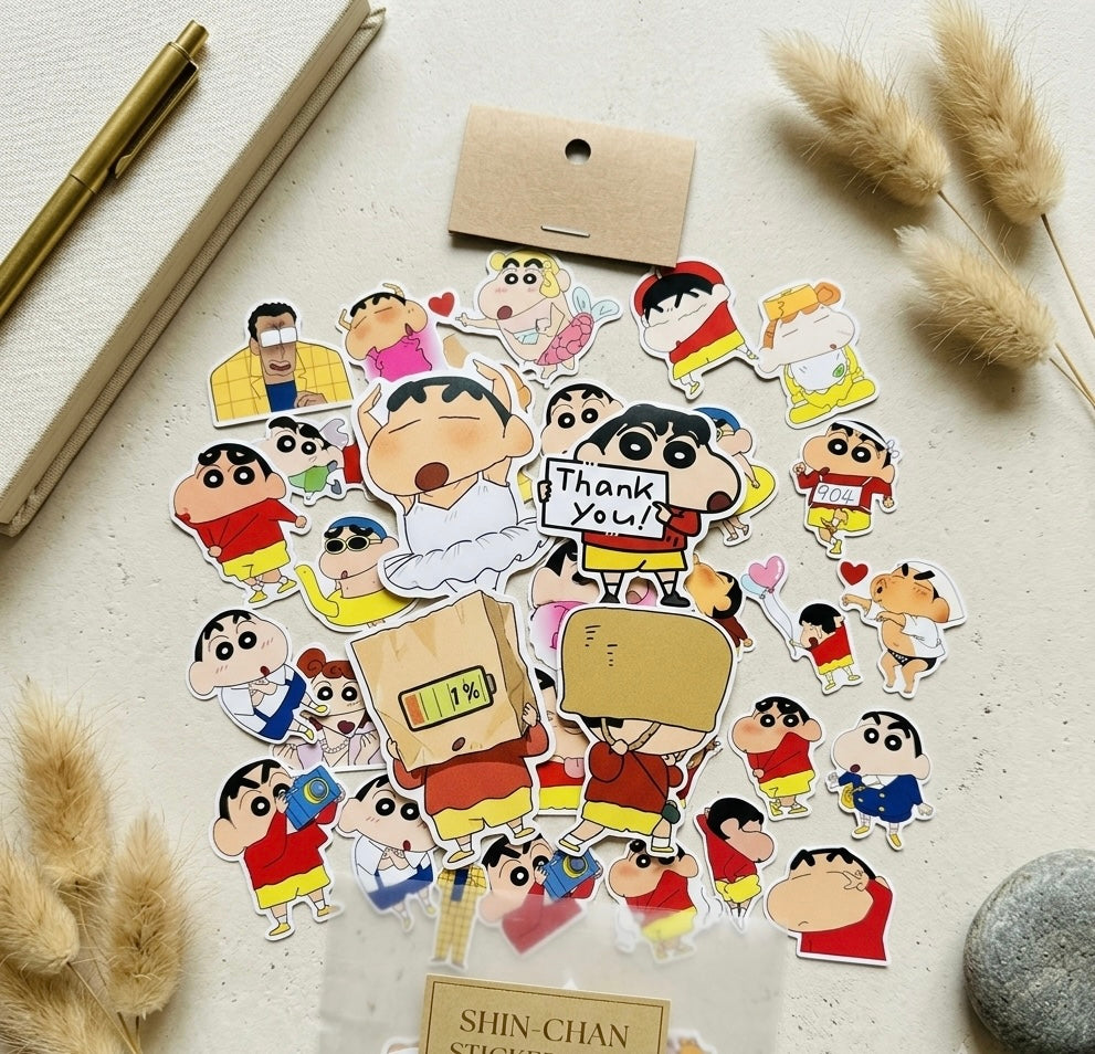 Shinchan Theme Sticker Pack