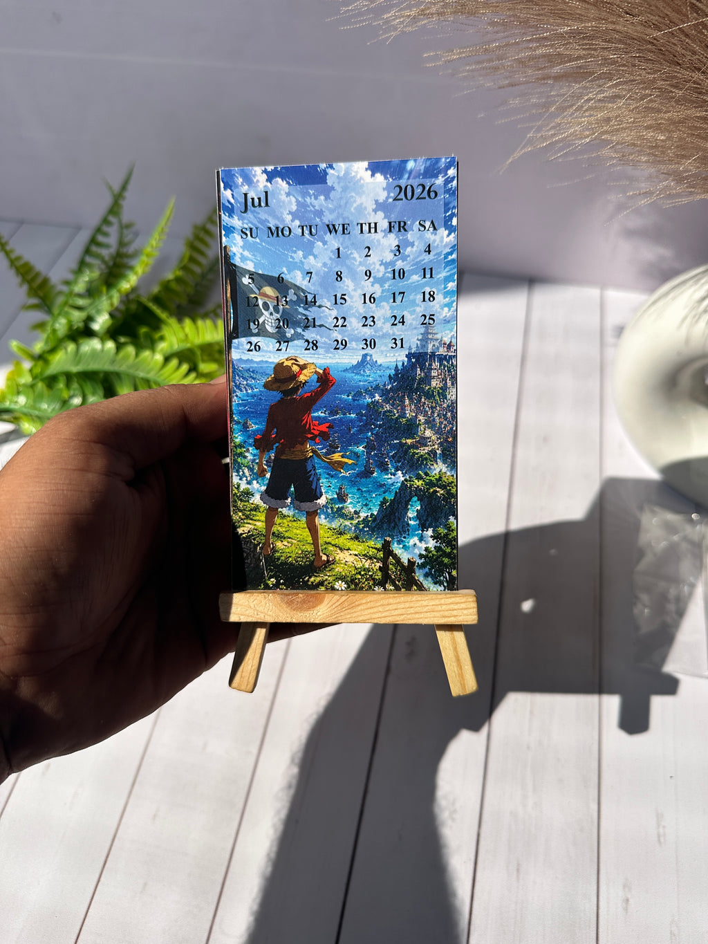 One Piece Mini Desk Calendar 2026