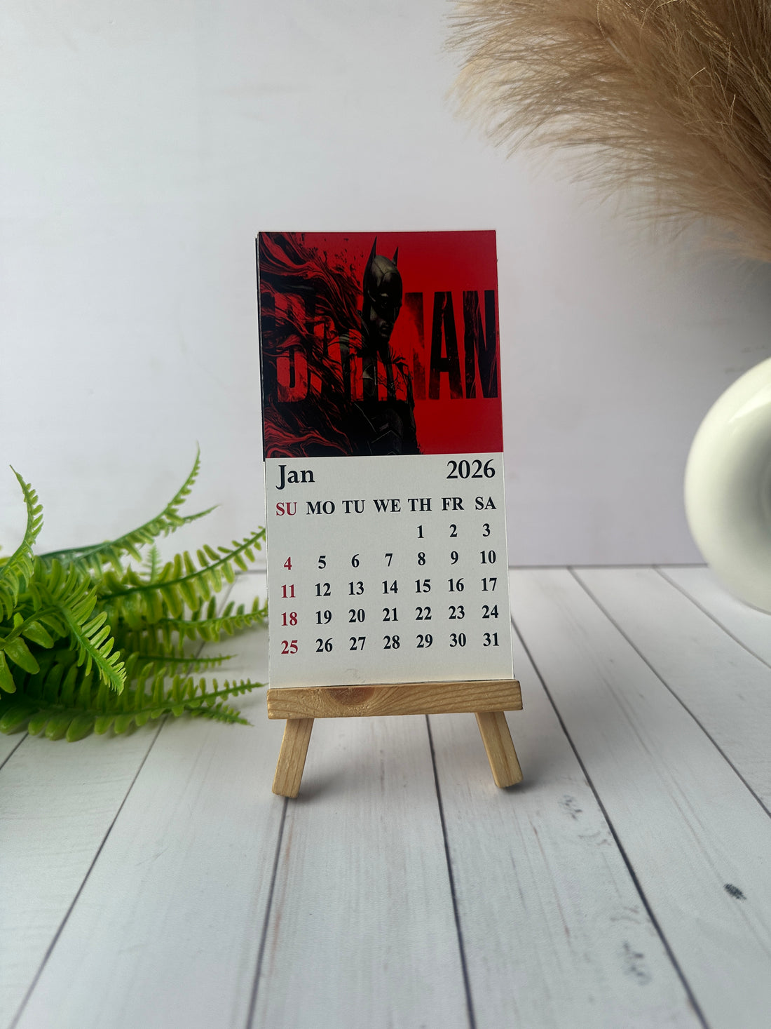 Batman Mini Desk Calendar 2026
