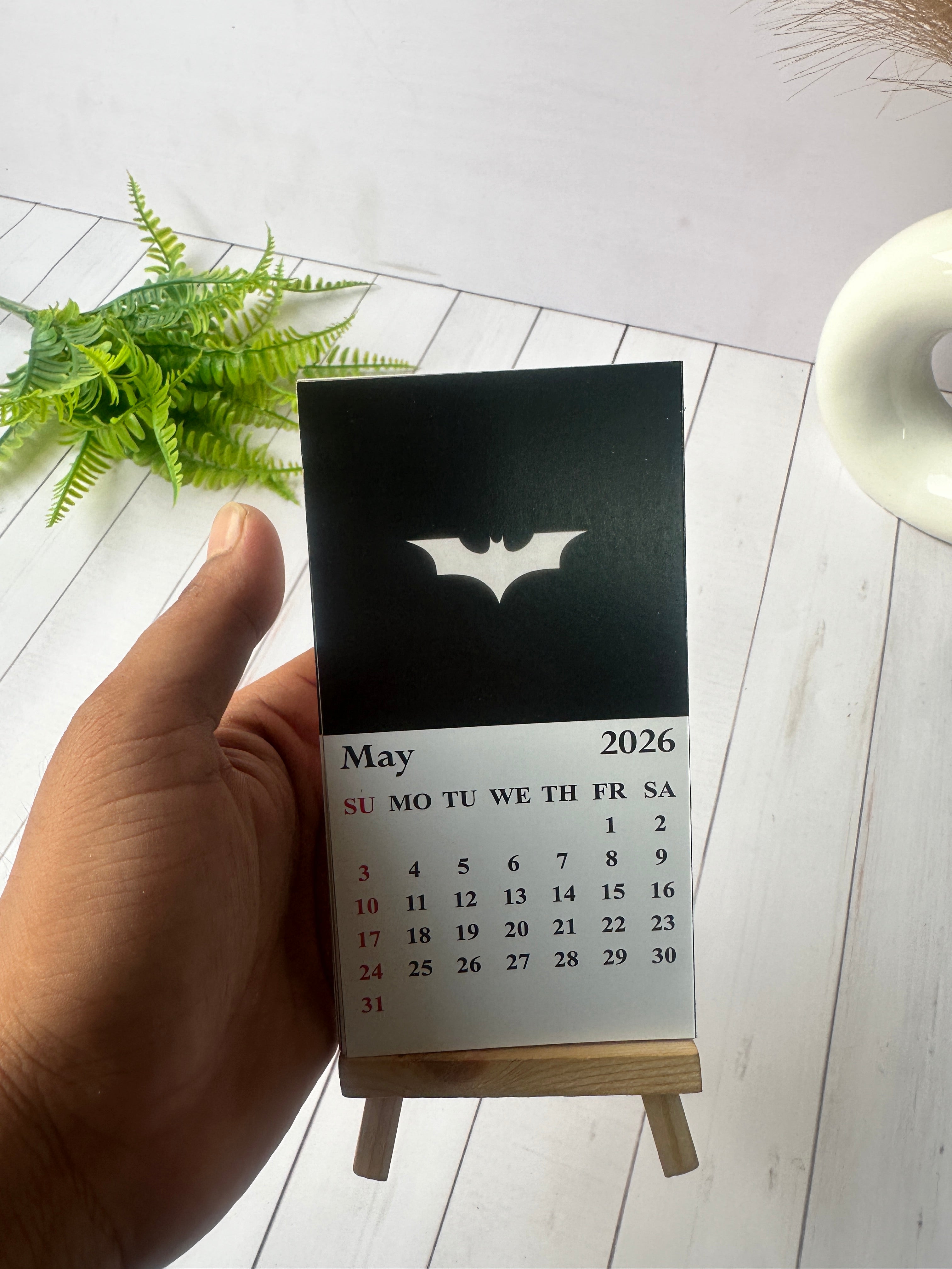 Batman Mini Desk Calendar 2026