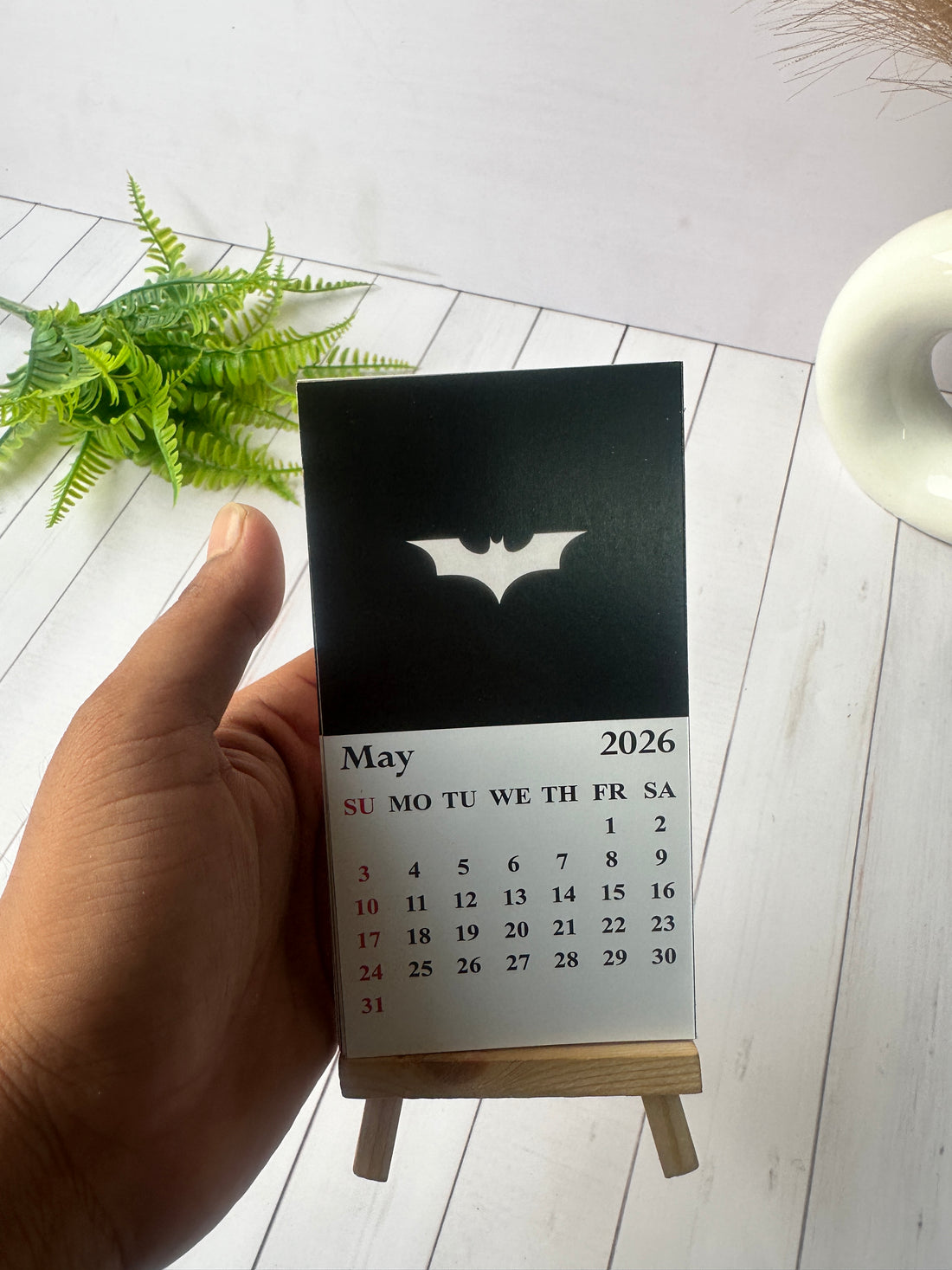 Batman Mini Desk Calendar 2026