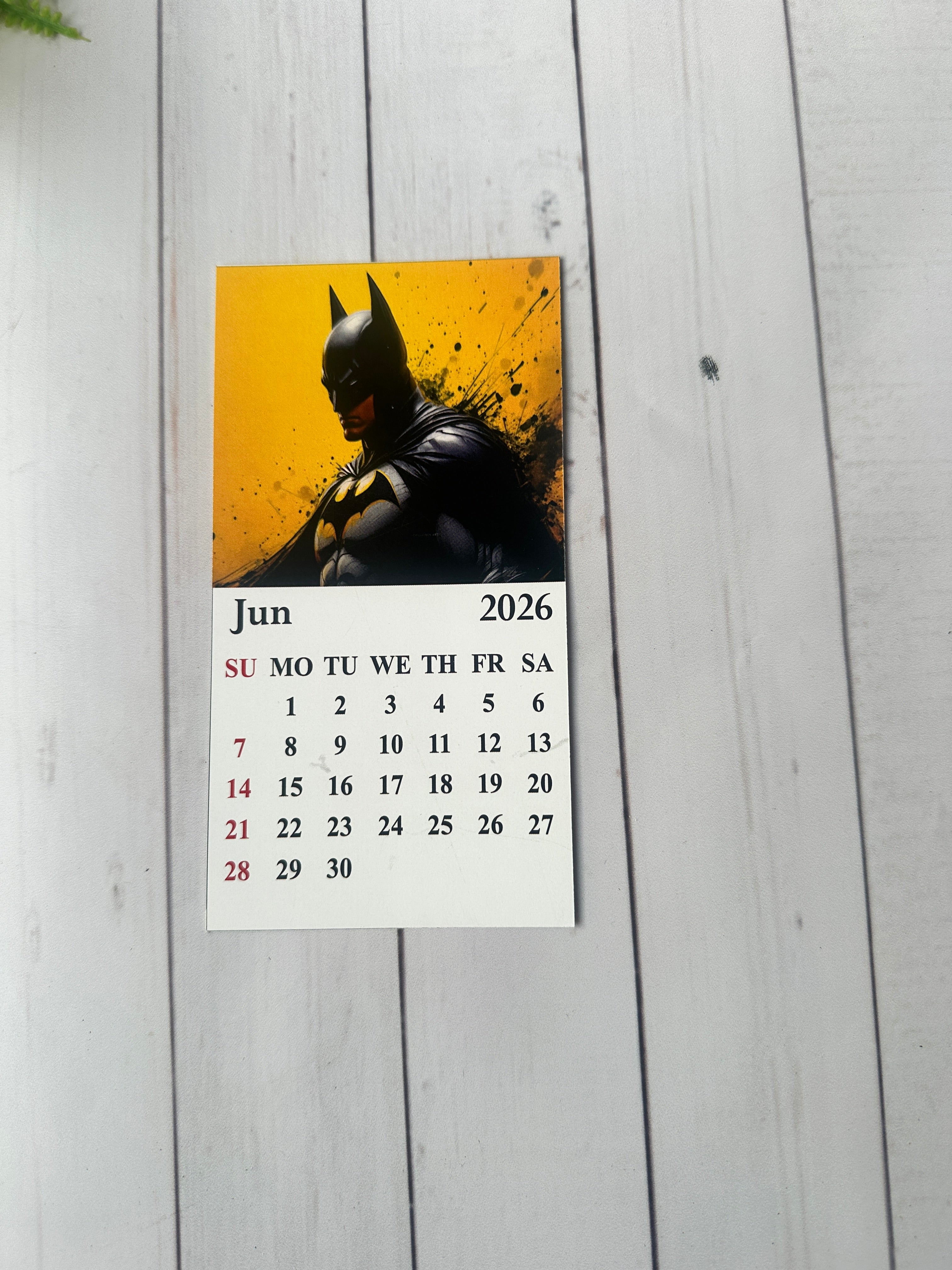 Batman Mini Desk Calendar 2026